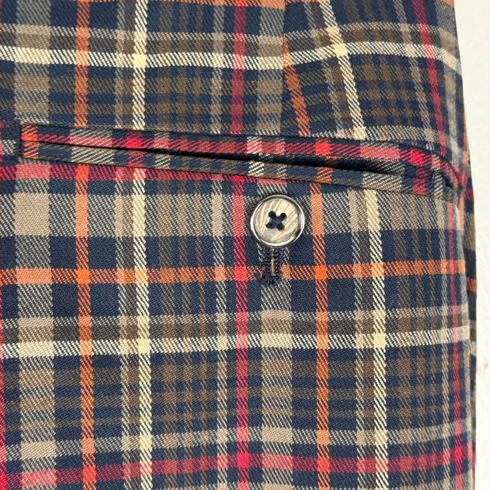 Paisley & Gray Mens Plaid Dress Pants Multicolor Tartan Slim Fit 42x32 NWT - Picture 6 of 9